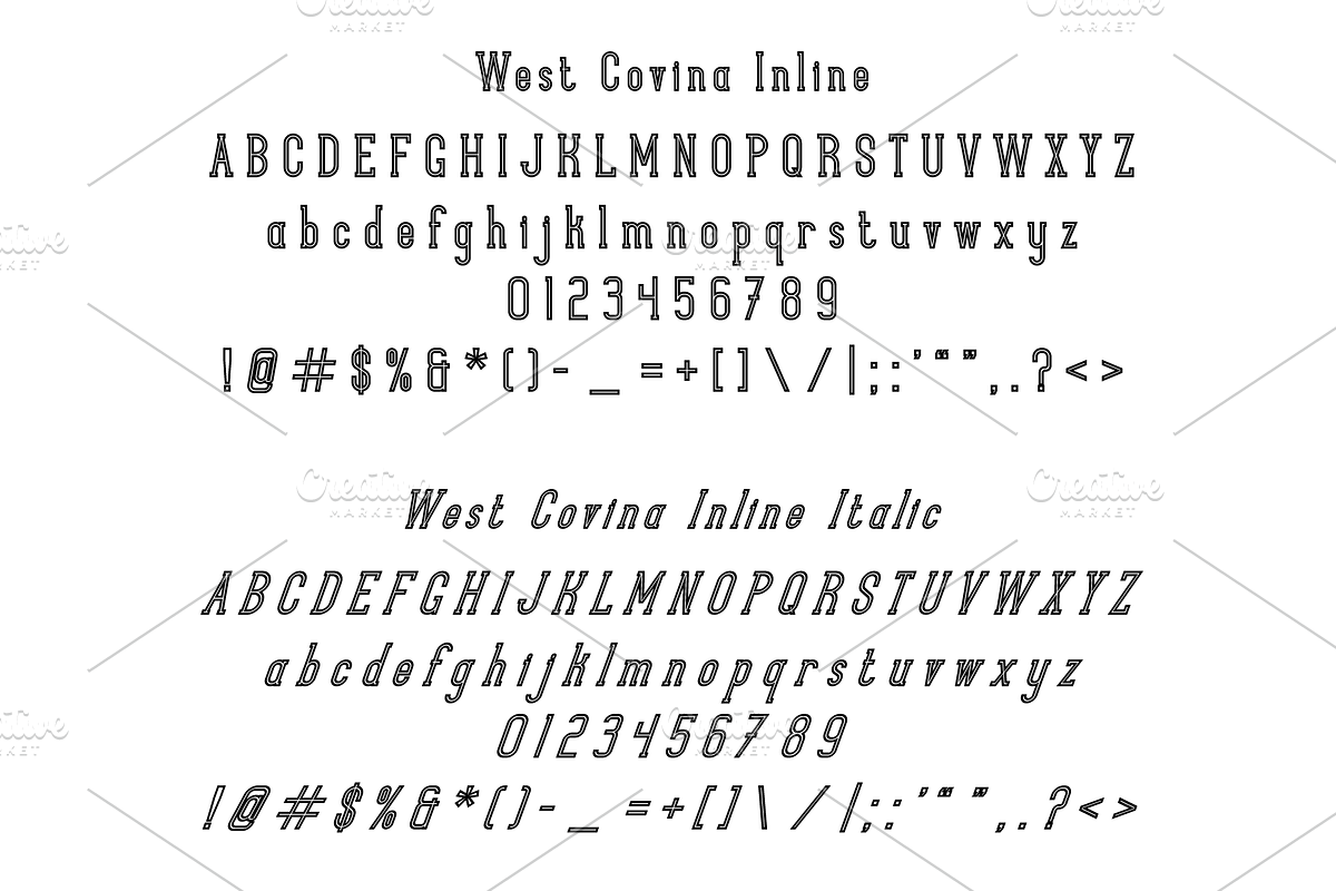 West Covina, a Slab Serif Font by Kuya Carthy Art + Design (Photo 5 of 6)