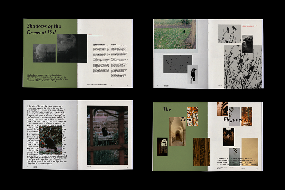 Spooky Modern Book Template 5.5"x7" preview 4