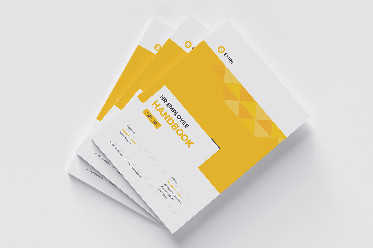 HR / Employee Handbook, a Brochure Template by Orcshape Studio (Photo 2 of 9)