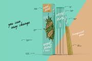 Weed Joint Pre-Roll Mockup - 5 PSD, a Product Mockup by easymock 2 (Thumbnail 8 of 11)