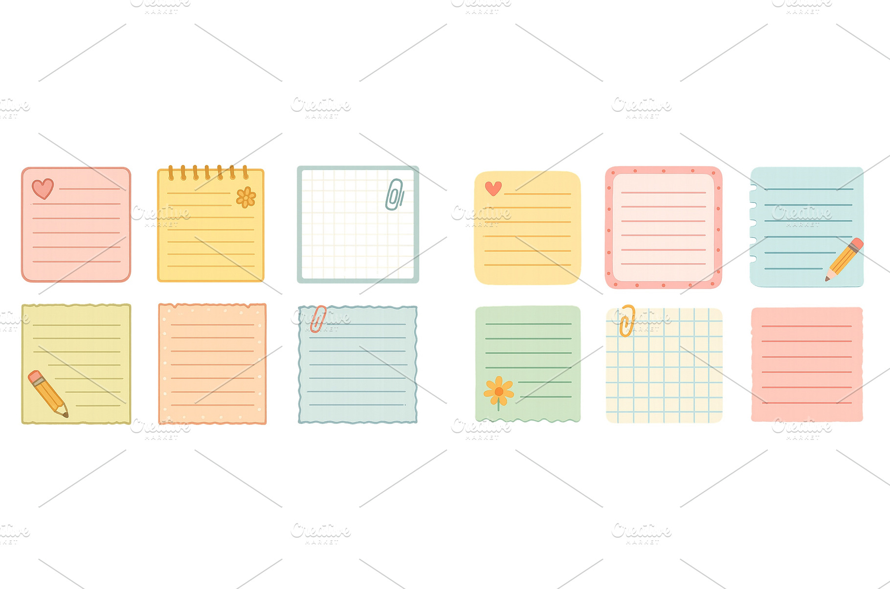 Colorful sticky notes arranged in a, an Abstract Photo by ZinetroN