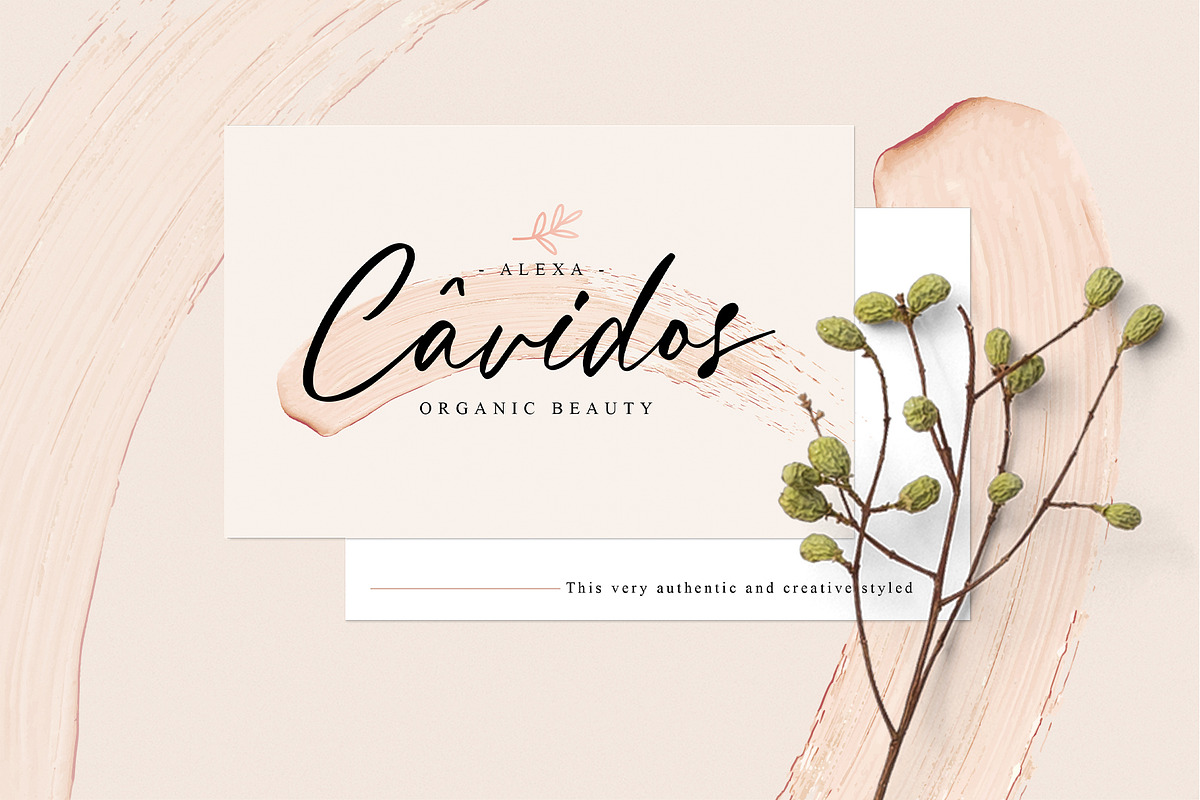 Everty Glorial Script, a Script Font by Cotbada_studio (Photo 2 of 8)