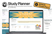Study Planner Notion Template, a Templates & Theme by KristinaK3 (Thumbnail 1 of 2)
