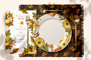 Thanksgiving Watercolor Clipart, an Illustration by Red Ink (Thumbnail 7 of 10)