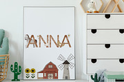 Watercolor Farm baby name creator, an Illustration by SleptArt (Thumbnail 5 of 5)