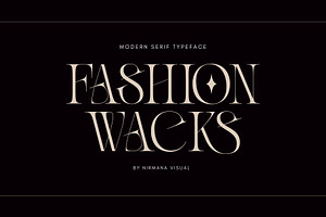 Fashion Hacks - Elegant Display Font