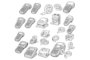Retail Stationery and Register Tools, an Object Graphic by RT Studio