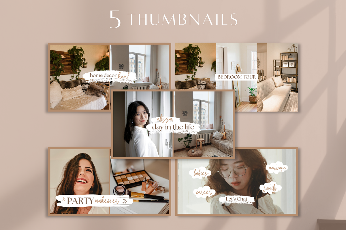 YouTube Branding Kit Canva, a Social Media Template by Creative Pixi (Photo 2 of 9)