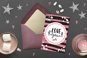 Valentine's Day cards bundle, a Texture Illustration by Cozy pattern shop (Thumbnail 5 of 8)