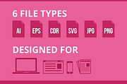 150 Office & Stationery Glyph Icons, an Outline Icon by IconBunny (Thumbnail 5 of 6)