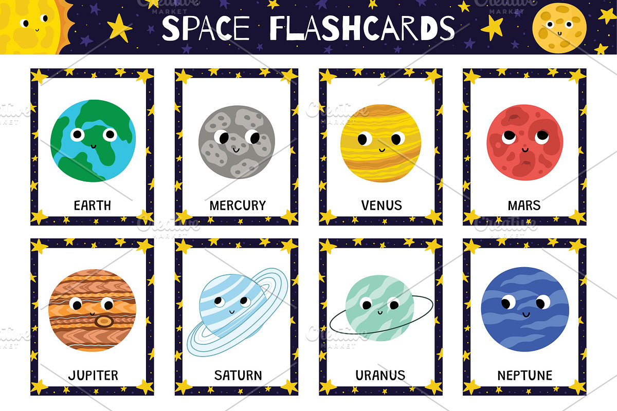 Flashcards for Kids Bundle: 570 in 1, an Education Illustration by Gulnara Sabirova (Photo 9 of 48)