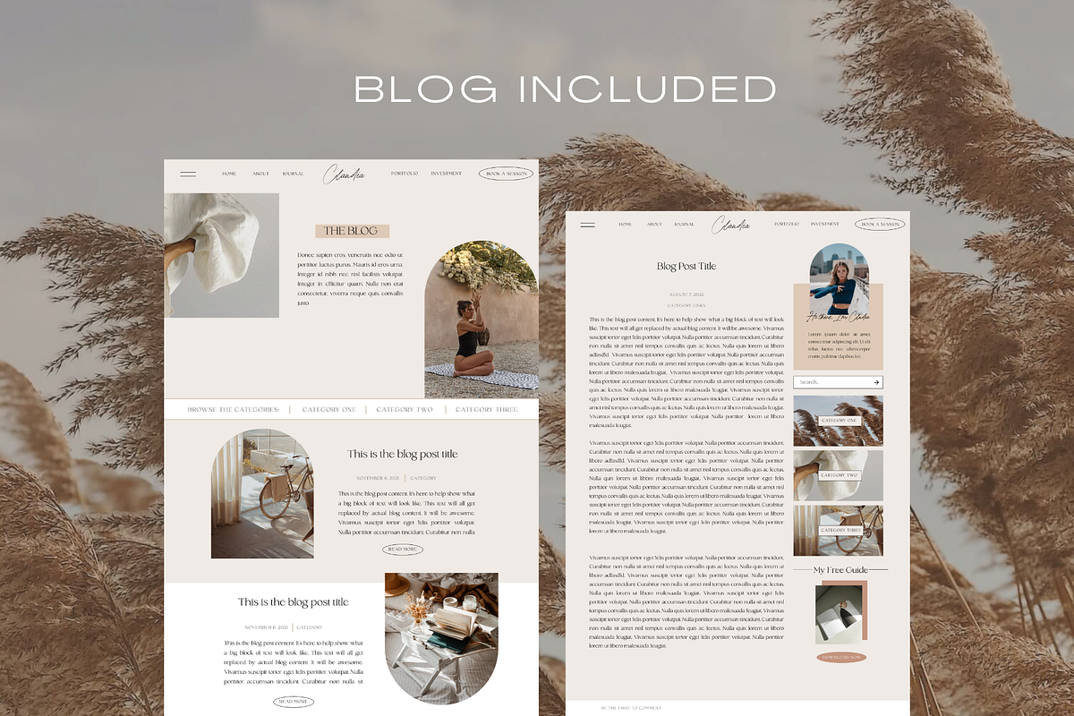 Claudia Boho Showit Website Template, a Templates & Theme by Studio Zash (Photo 8 of 10)