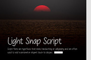 Light Snap 2 Sans Serif Font, a Sans Serif Font by Mehul Munjani (Thumbnail 2 of 8)