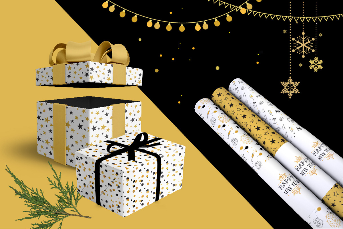 New Year Celebration patterns, a Graphic by jenny lipets (Photo 4 of 7)