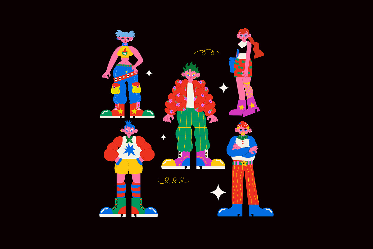 Fashion People Asset Illustration, a Person Illustration by graphicook