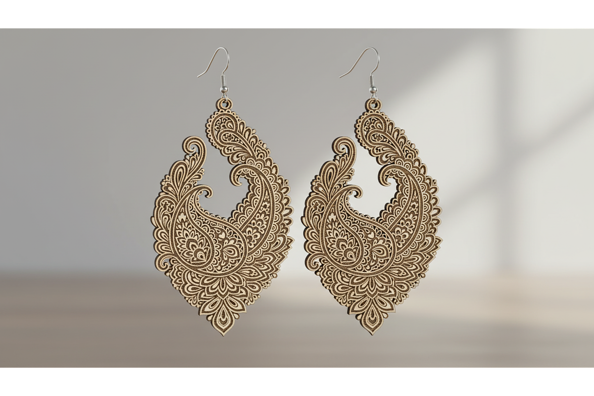 Petal Earring Laser Set, a Graphic by musafir_fashion (Photo 9 of 11)