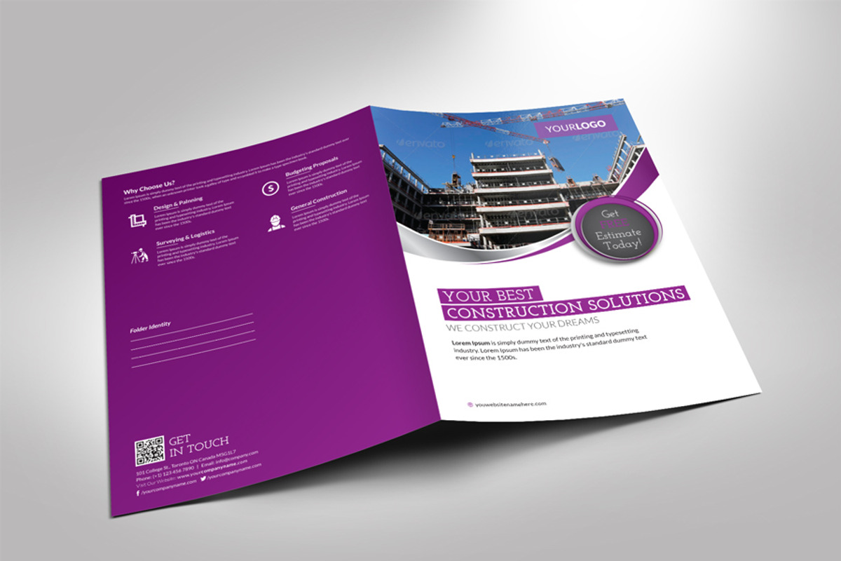 Presentation Folder, a Stationery Template by RQ Designs (Photo 5 of 7)