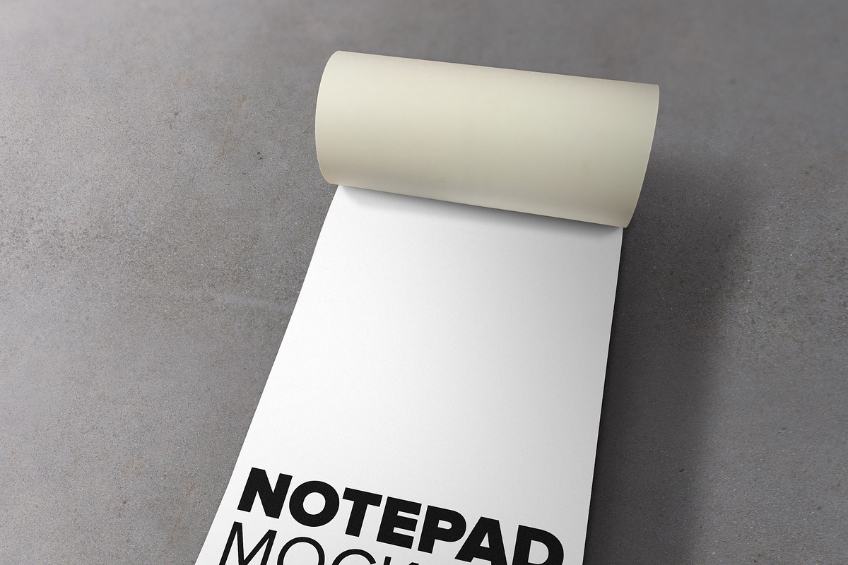 Notepad Mockup, a Mockup by mockupbank (Photo 2 of 3)