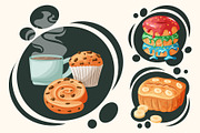 Bakery themed products, an Object Illustration by Thkatefox (Thumbnail 3 of 4)