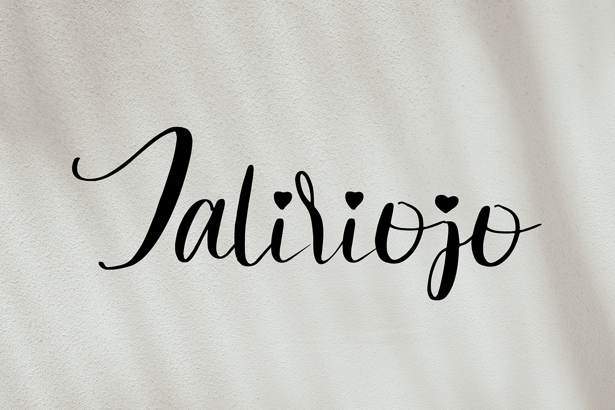 Darling font preview 4