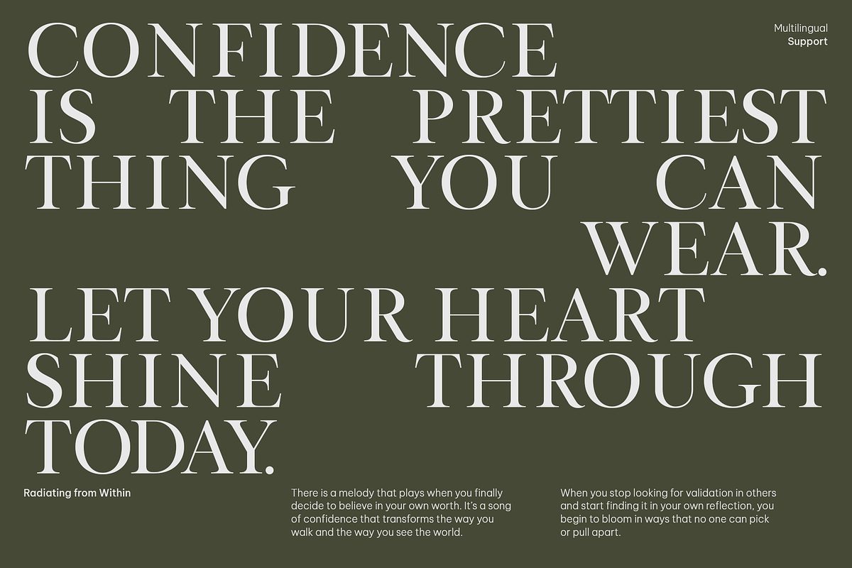 Lunareth - Minimalist Classic Serif, a Serif Font by Indotype Foundry (Photo 3 of 10)