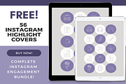 Purple Wedding/Florist Instagram, a Social Media Template by LushBury (Thumbnail 5 of 9)