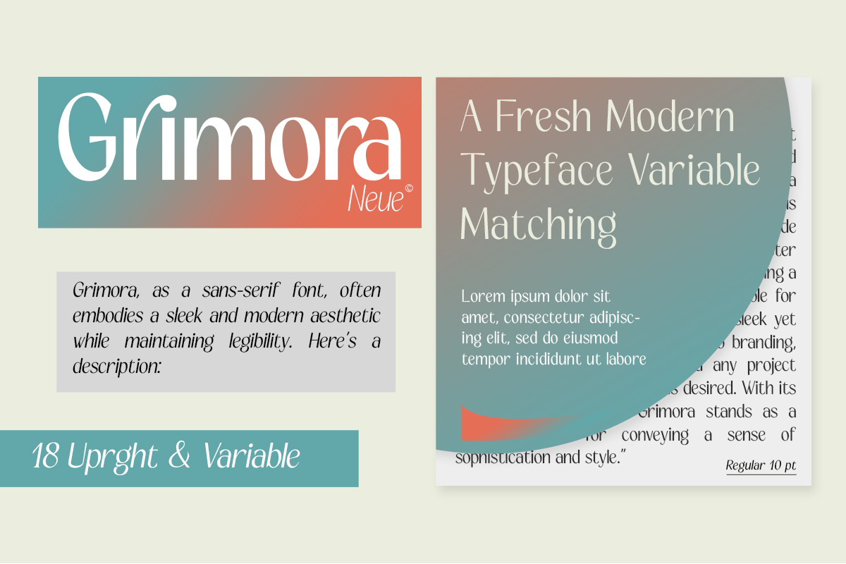 Grimora Neue, a Sans Serif Font by Black Studio (Photo 8 of 12)