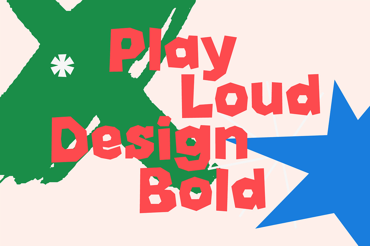 Grillano – Fun Blocky Display Font, a Sans Serif Font by Juru Rancang Studio (Photo 4 of 6)