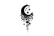 Moon Hanging Silhouette Bundle, an Illustration by Gaye Art (Thumbnail 29 of 31)