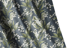 Curvy Fabric Mockup Fabric Mockup