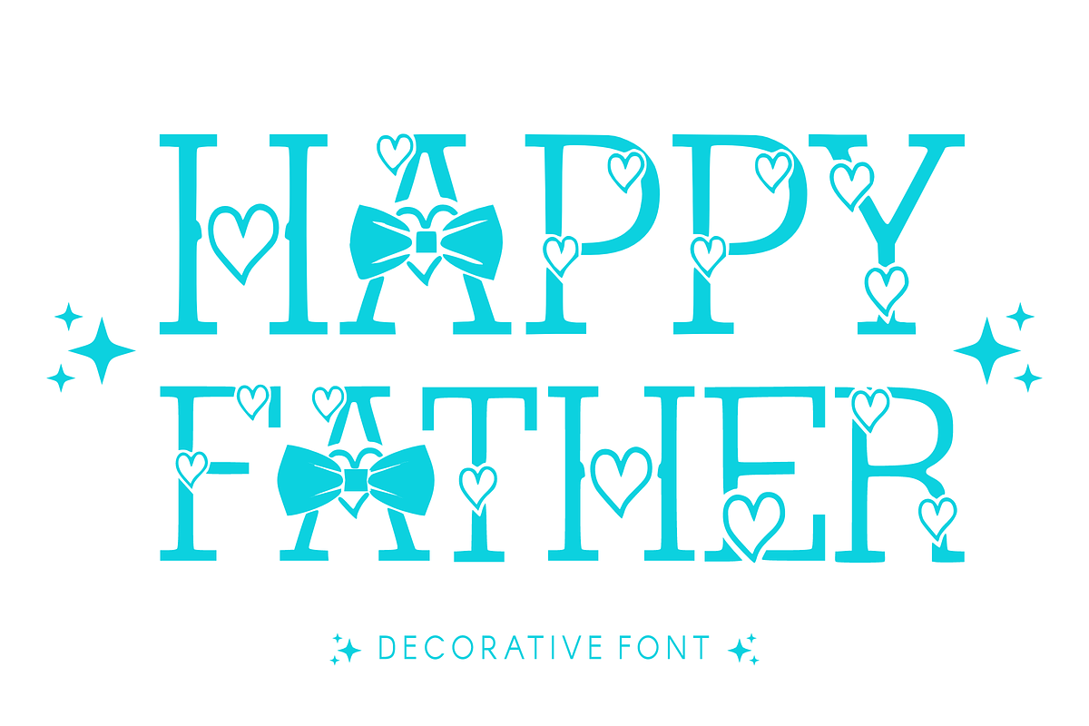 My Father - Father's Day Font Types, a Font by KiddoGlyphs Studio (Photo 2 of 8)