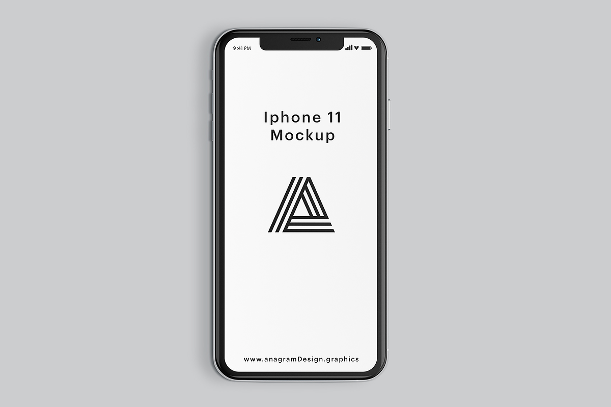 Iphone 11 mockup, an iPhone Mockup by AnagramDesign (Photo 2 of 8)