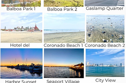 San Diego Photo Bundle, a Nature Photo by Wild Wanderer Photography