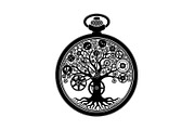 Steampunk Tree of Life Symbol Bundle, an Illustration by yasushie (Thumbnail 6 of 31)