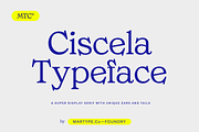 MTC Ciscela - Unique Serif Display, a Serif Font by Martype Co (Thumbnail 1 of 9)