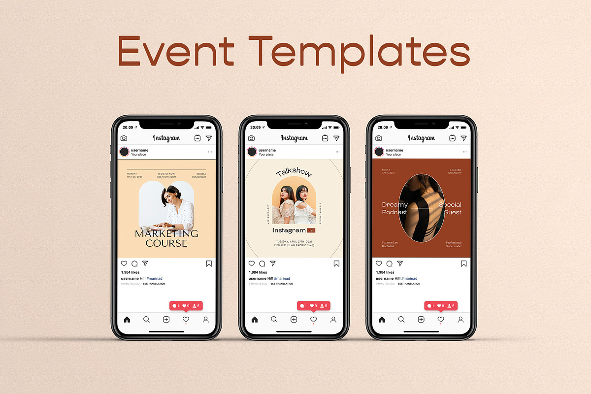 Mentor/Coach Clean Insta Kit | CANVA, a Social Media Template by Elokka Std. (Photo 3 of 9)
