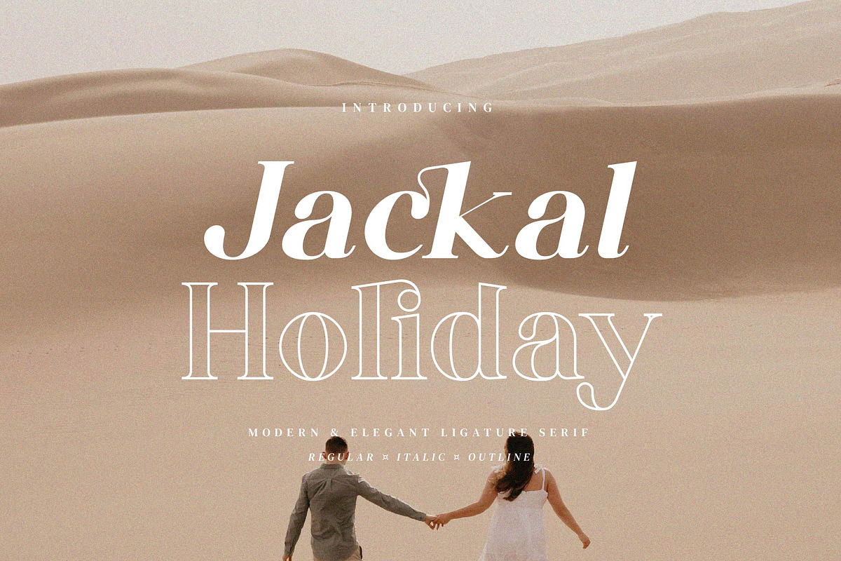 Jackal Holiday - Stylish Serif Font, a Serif Font by Aqeel_Art (Photo 1 of 10)