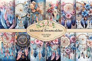 Pastel Watercolor Dreamcatchers