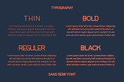 Kimora, a Sans Serif Font by twinstd (Thumbnail 4 of 11)