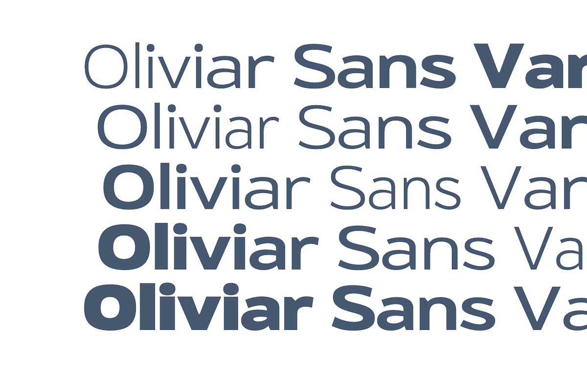 Oliviar Sans - Variable Fonts, a Sans Serif Font by Adam Fathony (Photo 17 of 17)