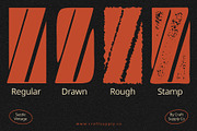 Sazzle Vintage, a Blackletter Font by Craft Supply Co. (Thumbnail 4 of 8)