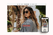 Squarespace 7.1 Template Taylor Ray, a Websites & App Template by thrivedigitally (Thumbnail 1 of 10)
