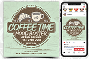 Coffee Time Flyer, a Flyer Template by regalDRAW (Thumbnail 2 of 4)