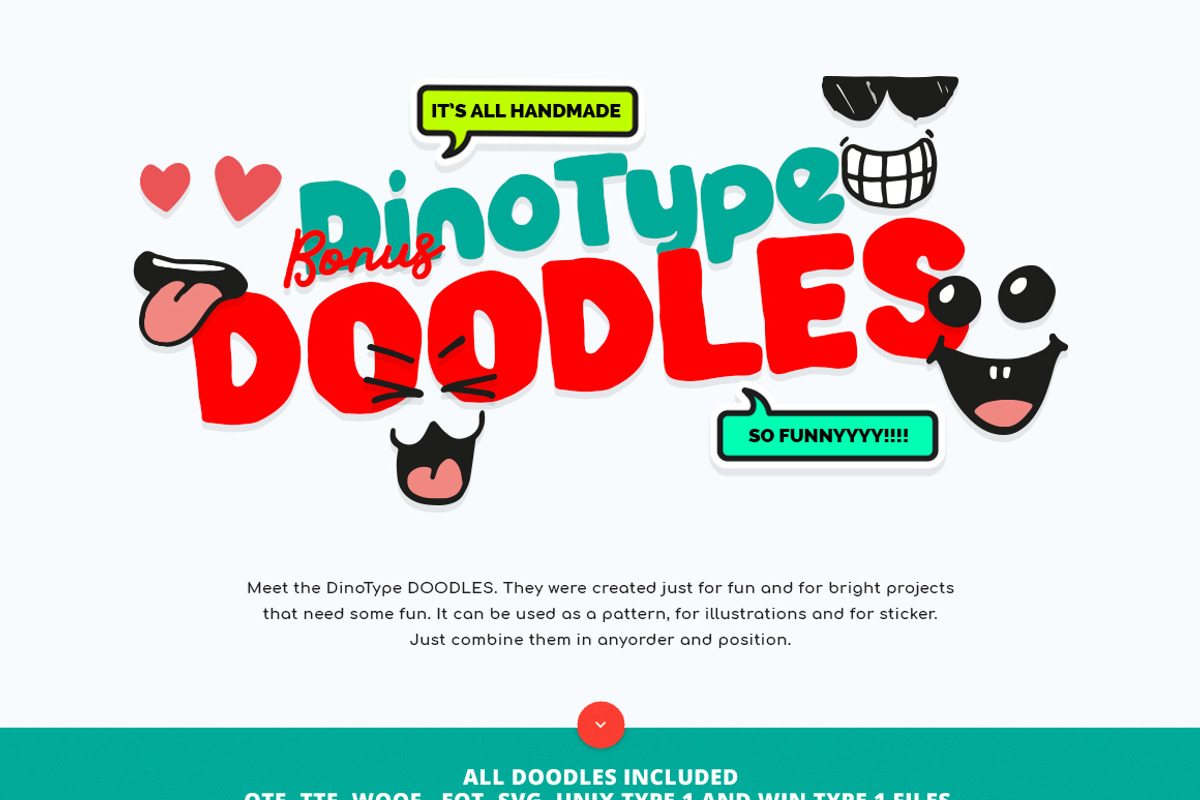 DinoType Educational Font Family, a Script Font by Yasir Ekinci (Photo 4 of 12)