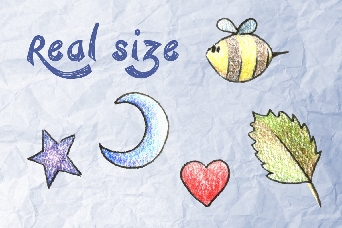 Funny Characters Set for Kids, a Texture Illustration by WBS Design (Photo 3 of 3)