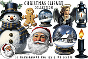 Christmas Clipart, an Illustration by OK Design (Thumbnail 1 of 6)