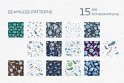 Boho Watercolor Bundle, a Background Graphic by kisikoida (Thumbnail 10 of 15)
