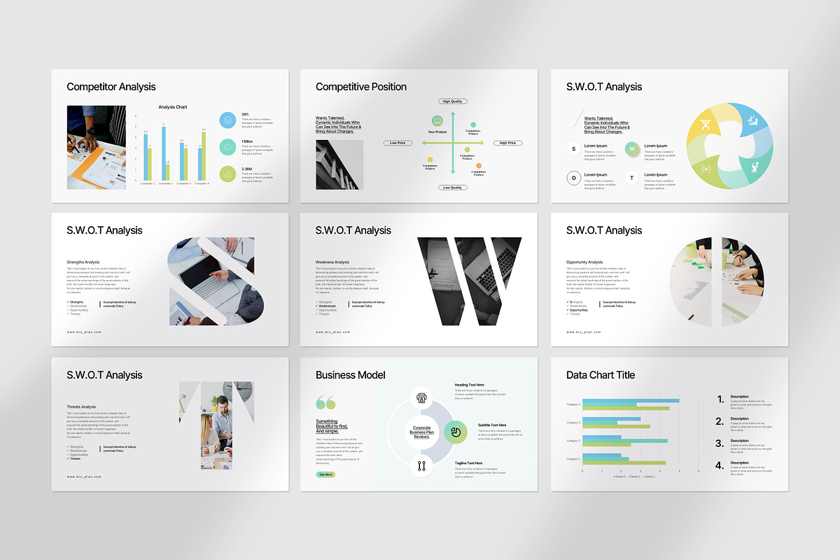 Business Plan PowerPoint Template preview 6