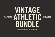 Vintage Athletic Bundle + Fonts, a Branding & Logo Template by Millieangelo (Thumbnail 1 of 12)