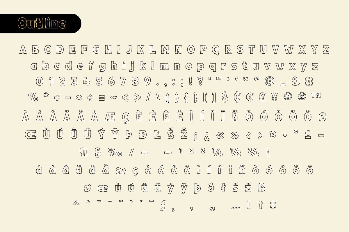 Fox Thunder : 4 Font Styles, a Symbol Font by Fox7 By Rattana (Photo 11 of 13)